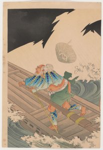Take no hitofushi, Yaguchi da Toyohara Chikanobu