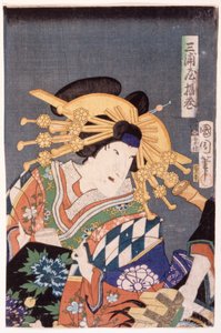 Agemaki della Miura-ya da Toyohara Kunichika