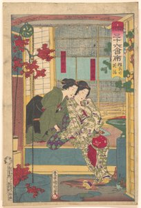 Kobushō Kasei dalla serie “I trentasei ristoranti di Nuova Tokyo” da Toyohara Kunichika