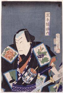 Sukeroku della banda della mano nera (Kurotegumi Sukeroku) da Toyohara Kunichika