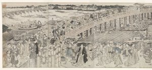 Vista: Godendo la brezza serale al ponte di Ryogoku