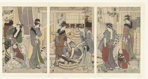 Venditore di pesce da Toyokuni (II) , Utagawa