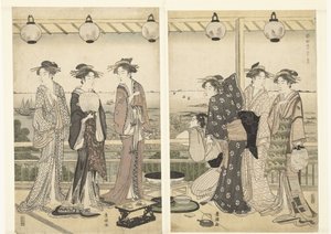 Scena estiva da Toyokuni (II) , Utagawa