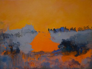 Paesaggio di mandarini 1, 2024 da Tracy Lambros