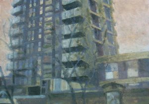 Un posto dove vivere 19, 2011 (olio su compensato)