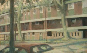 Un posto dove vivere 24, 2012 (olio su compensato)