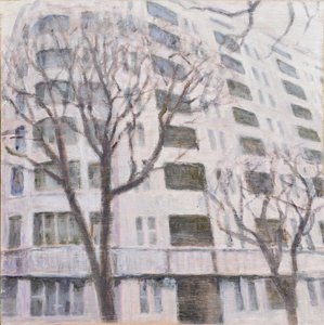 Un posto dove vivere 58, 2013 (olio su compensato)