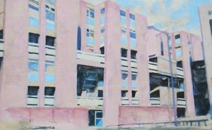Un posto dove vivere 8, 2011 (olio su compensato) da Trevor Burgess