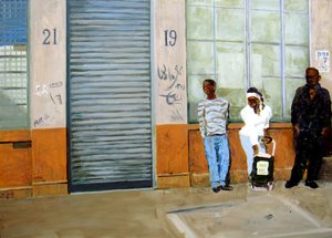Attesa, 2009 (olio su tela)