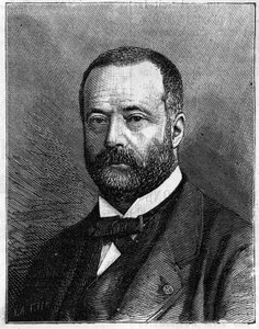 Ritratto di Henri Sainte Claire (Sainte-Claire) Deville (1818-1881), chimico francese. (Da una fotografia di Mr. Truchelut). Incisione in "La Nature: revue des sciences et de leurs applications aux arts et a l