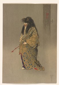 Dōjōji ato shite dalla serie Cento Stampe di Noh, c.1922-25