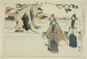 Roppo, dalla serie "Immagini di spettacoli No (Nogaku Zue)" da Tsukioka Kogyo