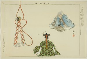 Sora Zutsumi, dalla serie "Immagini di spettacoli No" da Tsukioka Kogyo