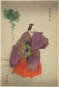 Teika, dalla serie "One Hundred No Dramas (Nogaku hyakuban) da Tsukioka Kogyo