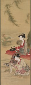 Sotto il Salice, dopo il 1778 da Tsukioka Sessai