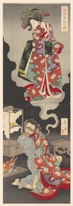 Seigen e Sakurahime da Tsukioka Yoshitoshi