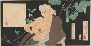 La casa solitaria sulla brughiera di Adachi da Tsukioka Yoshitoshi
