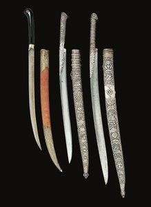 Un gruppo di piccole spade ottomane, Turchia