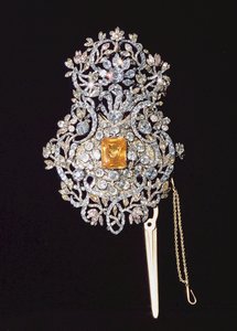 Reshma turca (fascia per la fronte), con pietre preziose, XVIII secolo