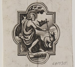 Emblema con Cristo e l