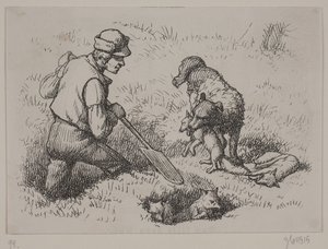 Illustrazione per "Mr. Mikkel", poesia di Christian Richardt da Ubekendt