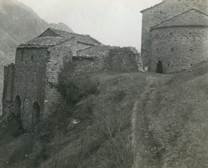 Abbey of San Pietro al Monte, Civate, Lombardy, Italy, photograph by Ugo Monneret de Villard, circa 1910
