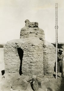 Tomba cristiana nella necropoli di Qasr Ibrim, Egitto, fotografia di Ugo Monneret de Villard