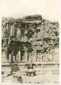 Il ninfeo, città greco-romana di Gerasa (oggi Jerash), fotografia di Ugo Monneret de Villard, 1930 ca.