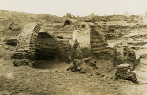 Edificio trilobato, al-Fustat, Egitto, fotografia di Ugo Monneret de Villard
