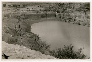 Bacino idrico presso Axum, Etiopia, fotografia di Ugo Monneret de Villard