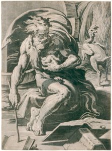 Diogene, dopo Parmigianino da Ugo da Carpi