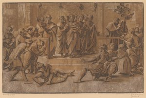 Morte di Anania da Ugo da Carpi