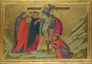 La Deposizione dalla Basilica di Santa Croce, Firenze, c. 1324-1325 da Ugolino di Nerio