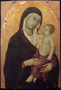 Vergine con Bambino, dipinto su legno di Ugolino di Nerio da Ugolino di Nerio
