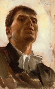 Testa di un giovane da Ulpiano Checa y Sanz