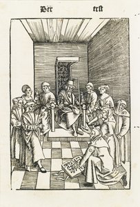Giuramento ebraico dal Laienspiegel, Augusta, 1509
