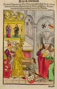 Enrico di Ulm viene insignito del cavalierato dall