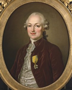 Barone Erik Magnus de Stael Holstein, ambasciatore di Svezia in Francia - Ritratto del Barone Erik Magnus Stael von Holstein (1749-1802), di Pasch, Ulrika Fredrika (1735-1796). Olio su tela da Ulrika Fredrika Pasch