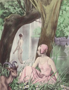 Illustrazione di Brunelleschi per Contes et Nouvelles de La Fontaine da Umberto (after) Brunelleschi