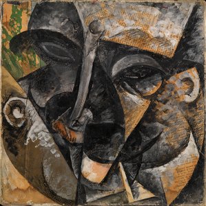 Dinamismo di una testa di uomo da Umberto Boccioni