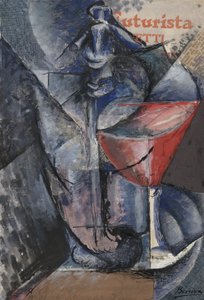 Natura morta: vetro e sifone, c.1914