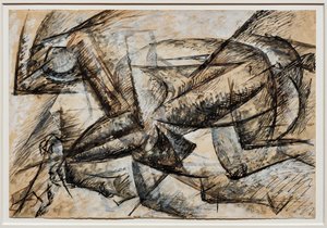 Studi per il dinamismo di un ciclista da Umberto Boccioni