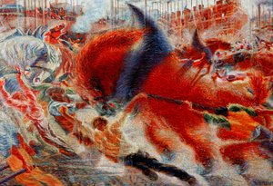 La città che sale da Umberto Boccioni
