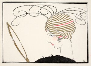 Eleganza parigina (stampa pochoir) da Umberto Brunelleschi