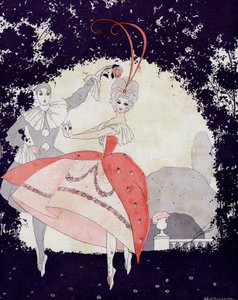 Nei giardini di Armide, Il balletto della regina delle rose - illustrazione da la Vie Parisienne