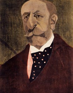Ritratto di Charles Camille Saint-Saens, compositore, pianista e organista francese da Umberto Brunelleschi