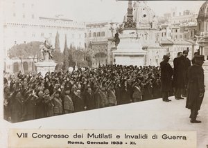 "VIII Congresso dei Mutilati e Invalidi di Guerra - Roma, gennaio 1933" da Umberto Palleschi