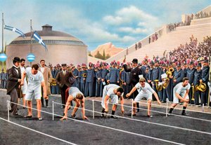 Gara di sprint di 100 metri ai Giochi Olimpici, Atene