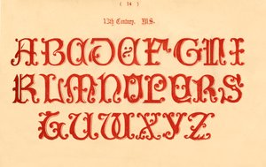 13° secolo. MS., 1862 da Unbekannt