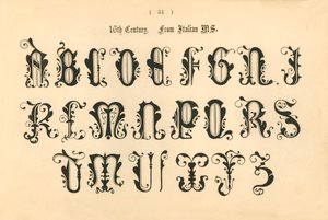 XVI secolo. Da manoscritto italiano, 1862 da Unbekannt